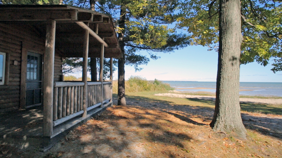 Cabin and Lake