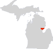 Map of Michigan