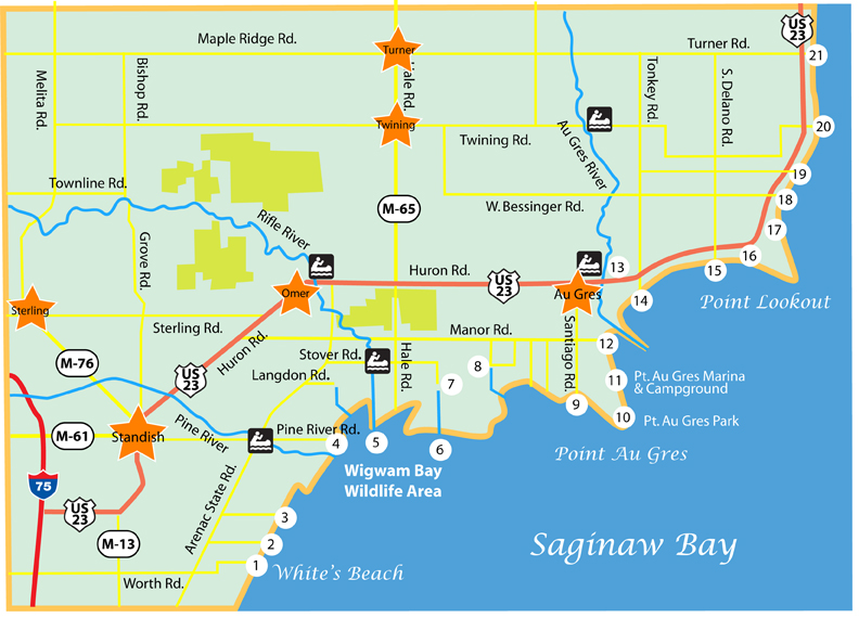 Blue Water Trail Map